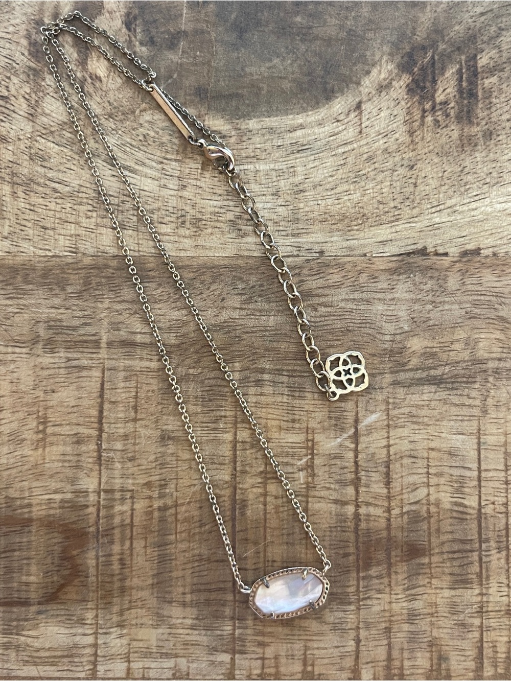 Kendra Scott necklace. Well loved as shown.